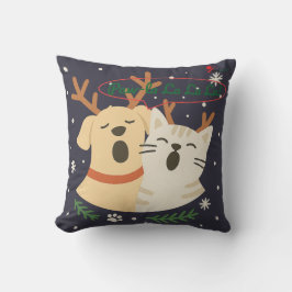 Paw-la La La La! Funny Christmas Pet Lovers Sweats Kudde