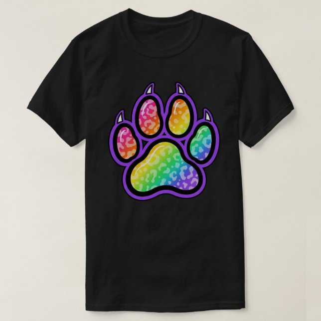 Paw Mörk T-Shirt (Design framsida)