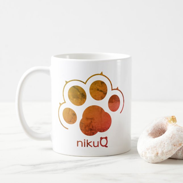 paw paws cat nikuQシリーズ 肉球 （猫） デザイン  Kaffemugg (Med munk)