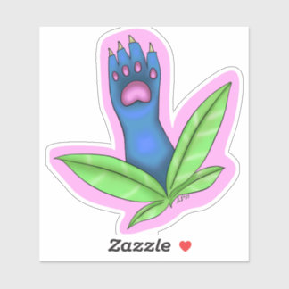 Paw Plant Sticker Klistermärken