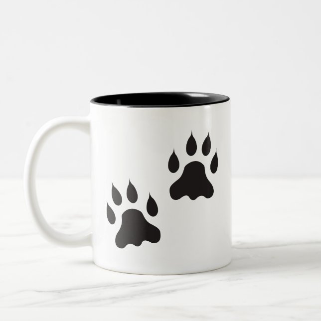 Paw Print Coffee Kopp (Vänster)