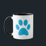 Paw Print Coffee Mugg<br><div class="desc">Roligt Paw Skriv ut design för djur älskare!</div>