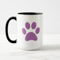 Paw Print Coffee Mugg