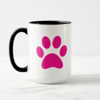 Paw Print Coffee Mugg