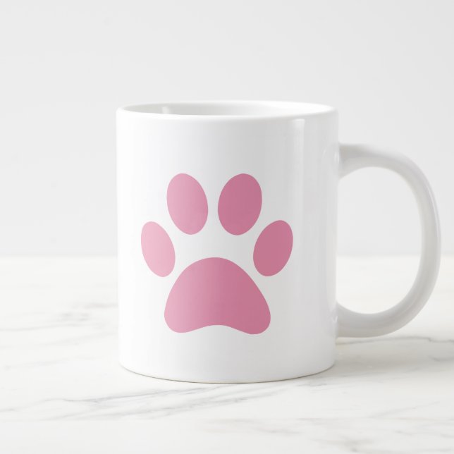 Paw Print Coffee Mugg Jumbo Mugg (Höger)