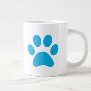 Paw Print Coffee Mugg Jumbo Mugg