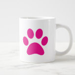 Paw Print Coffee Mugg Jumbo Mugg<br><div class="desc">Tass,  tryck,  hund,  katt,  sällskapsdjur,  marionett,  kattunge,  sympati,  keepsaké,  hågkomst</div>