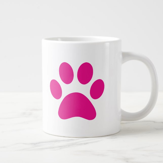 Paw Print Coffee Mugg Jumbo Mugg (Höger)