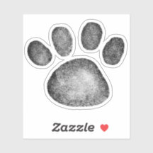 Paw Print-etikett
