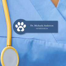 Paw Print Heart Veterinär