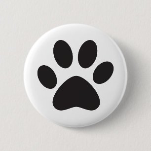 Paw Print Hund Cat Animal Pet Foot Puppy Knapp