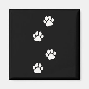 Paw Print Hund Cat-Djurälskare Magnet