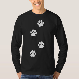 Paw Print Hund Cat-Djurälskare T Shirt
