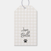 Paw Print Kärlek PET NAMN Animal Lover Chic Roligt