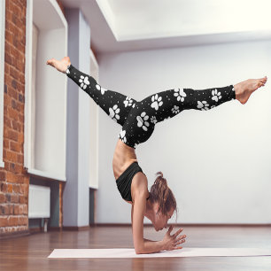 Paw Print Mönster Leggings