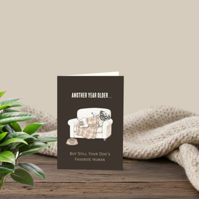 Paw Print Pattern Birthday Card Kort (Skapare uppladdad)