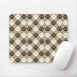 Paw Print Pattern Earthy Sand Musmatta