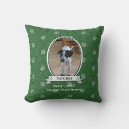 Paw Print Pet Memorial American MoJo Pillow Kudde