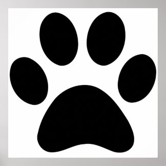 PAW PRINT POSTER