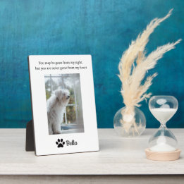 Paw Print Sign Pet Memorial Personlig Photo
