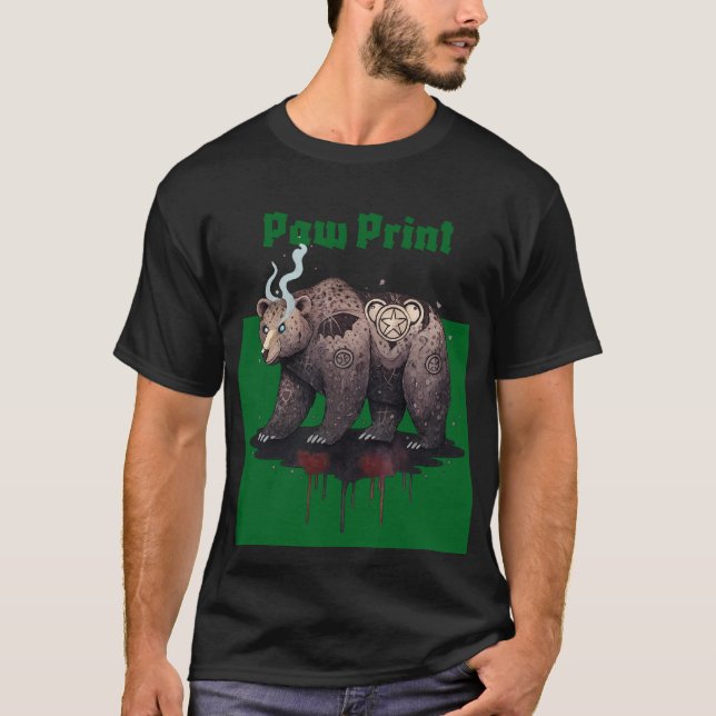 Paw Print T Shirt (Framsida)