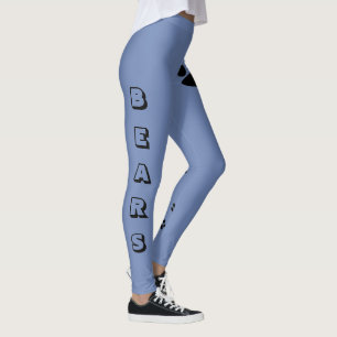 Paw Print Team idrottar alla Färg Leggings