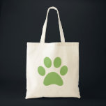 Paw Print Toot Bag Tygkasse<br><div class="desc">Roligt Paw Skriv ut design för djur älskare!</div>