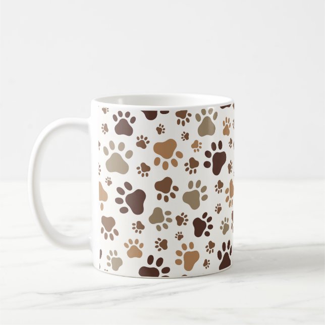 Paw Prints Mug Kaffemugg (Vänster)