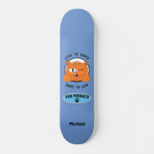 Paw Purralta Tecknad Katt Senor Gato Skateboard