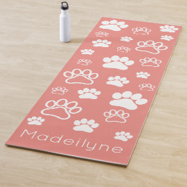 Paw Skriv ut doga-Modern-Monogram-innehållsrik kor