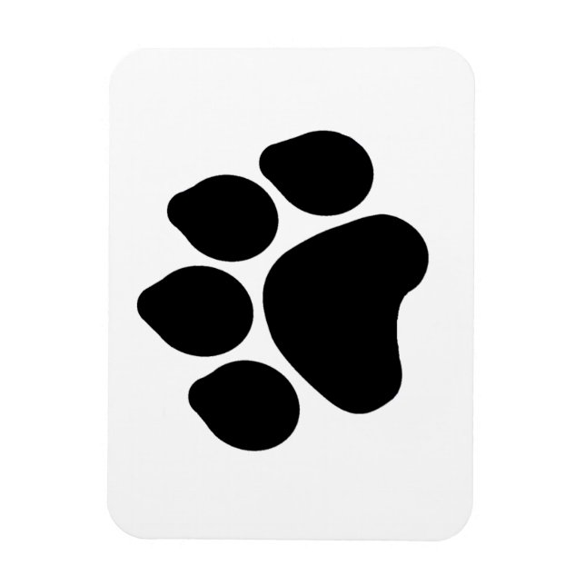Paw Skriv ut flexibelt magnet (Vertikal)