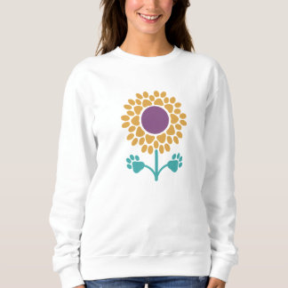 Paw Skriv ut solrosolja, långlivad skiva T Shirt