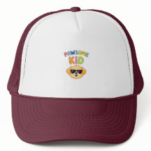 Paw-som Kid Söt Hund T-Shirt för Pojkar och Flicko