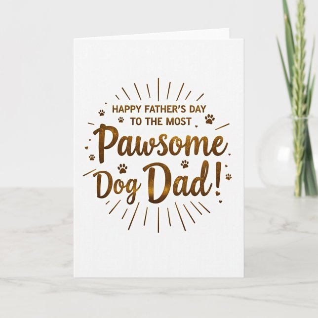 Paw-some Pappadags-kort Kort (Framsida)