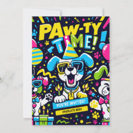 Paw-Ty Tid Inbjudningar