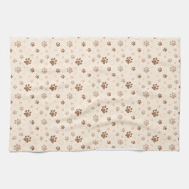 Paw-utskrift Kökshandduk