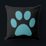 Paw-utskrift   kudde<br><div class="desc">Roligt Paw Skriv ut design för djur älskare!</div>
