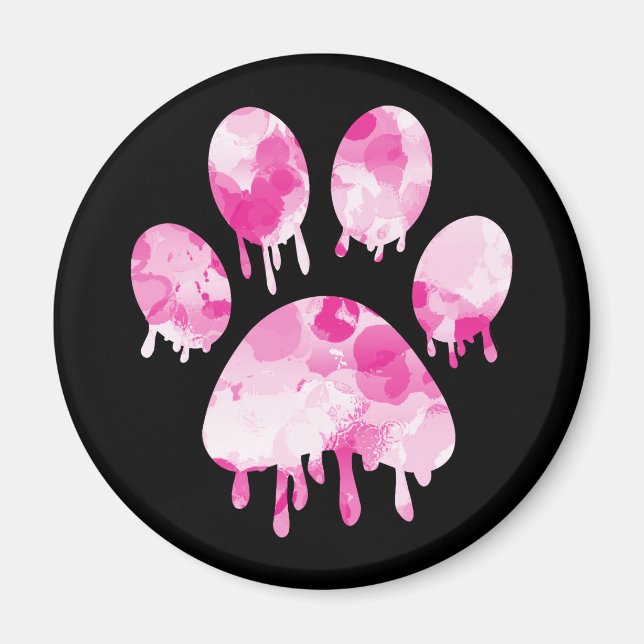 Paw-utskrift Magnet (Framsidan)