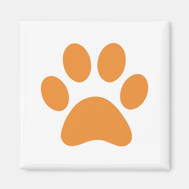 Paw-utskrift Magnet (Framsidan)
