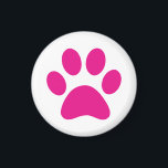 Paw-utskrift Magnet<br><div class="desc">Tass,  tryck,  hund,  katt,  sällskapsdjur,  marionett,  kattunge,  sympati,  keepsaké,  hågkomst</div>