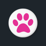 Paw-utskrift Magnet<br><div class="desc">Tass,  tryck,  hund,  katt,  sällskapsdjur,  marionett,  kattunge,  sympati,  keepsaké,  hågkomst</div>