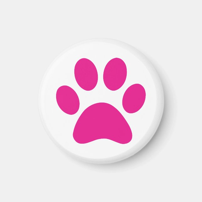 Paw-utskrift Magnet (Framsidan)