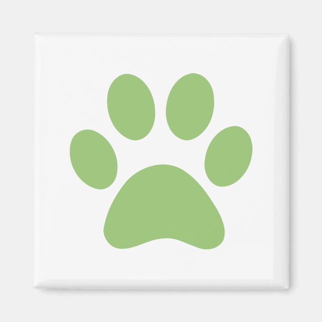 Paw-utskrift Magnet (Framsidan)