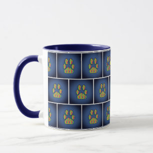 Paw-utskrift Mugg