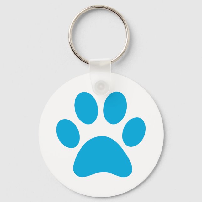 Paw-utskrift Nyckelring (Framsida)