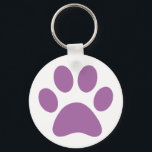 Paw-utskrift Nyckelring<br><div class="desc">Roligt Paw Skriv ut design för djur älskare!</div>