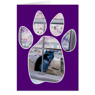 Paw-utskrift OBS Kort