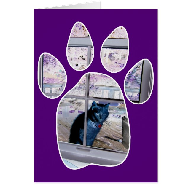 Paw-utskrift OBS Kort (Framsidan)