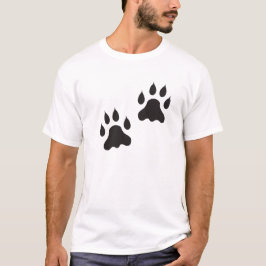Paw-utskrift T Shirt