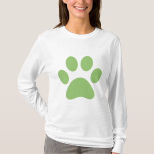 Paw-utskrift T Shirt